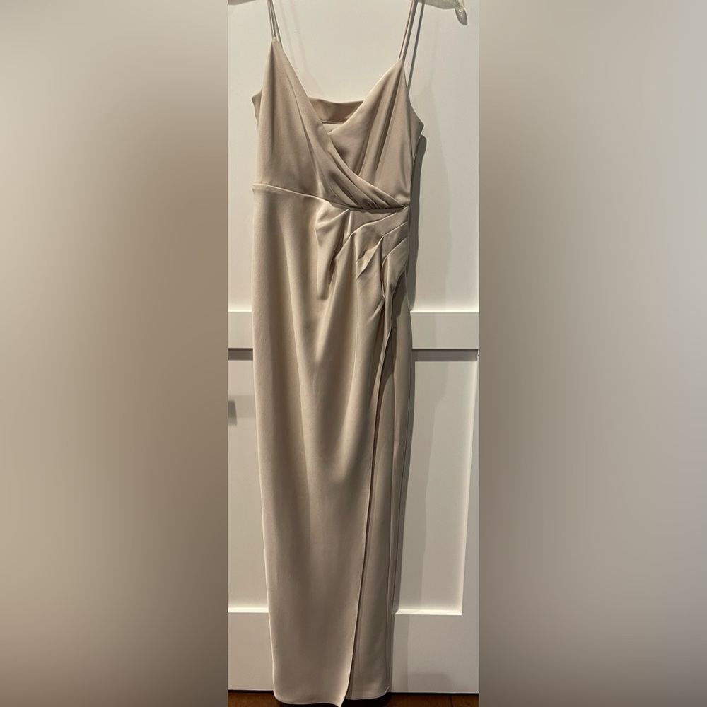 BLHDN champagne strappy dress